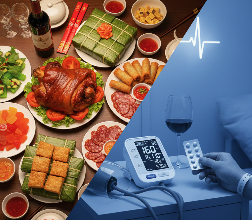 Giữ nhịp sống điều độ để tr&aacute;nh biến chứng ng&agrave;y Tết- Ảnh 1.