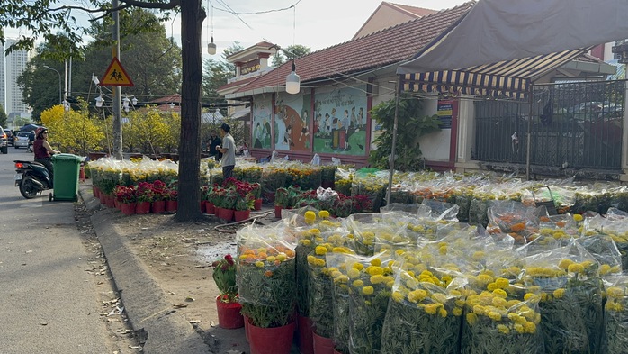 Chợ hoa s&aacute;ng 29 Tết: Nhiều l&ocirc; đ&atilde; b&aacute;n hết sạch b&ocirc;ng- Ảnh 10.