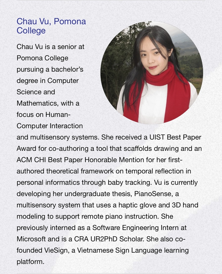 C&ocirc; g&aacute;i Việt nhận giải nghi&ecirc;n cứu xuất sắc ng&agrave;nh khoa học m&aacute;y t&iacute;nh tại Mỹ- Ảnh 2.