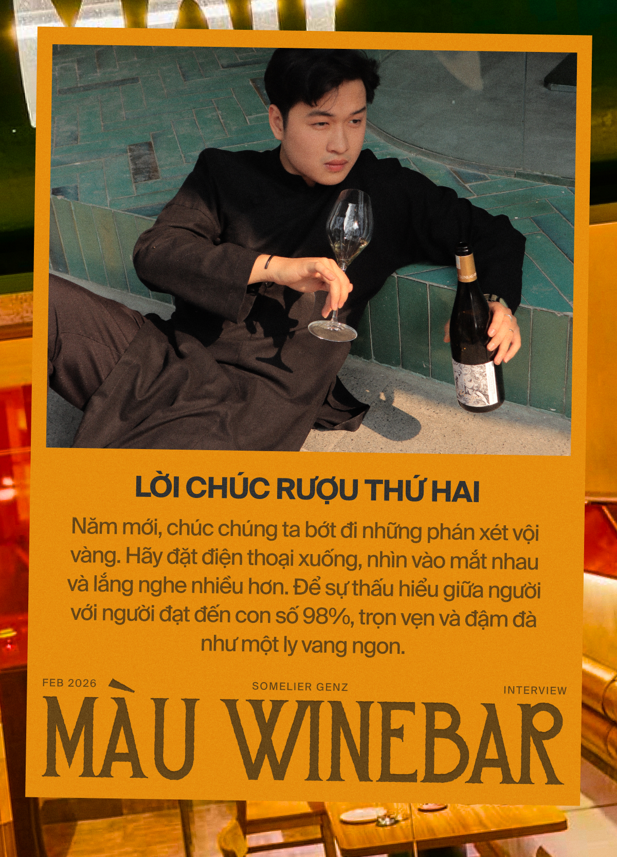 Ch&uacute;c rượu giao thừa c&ugrave;ng Sommelier GenZ "của hiếm" H&agrave; Nội: "Năm mới l&agrave; chai vang lạ, đừng sợ vị ch&aacute;t, h&atilde;y mạnh dạn nếm thử đi"- Ảnh 6.