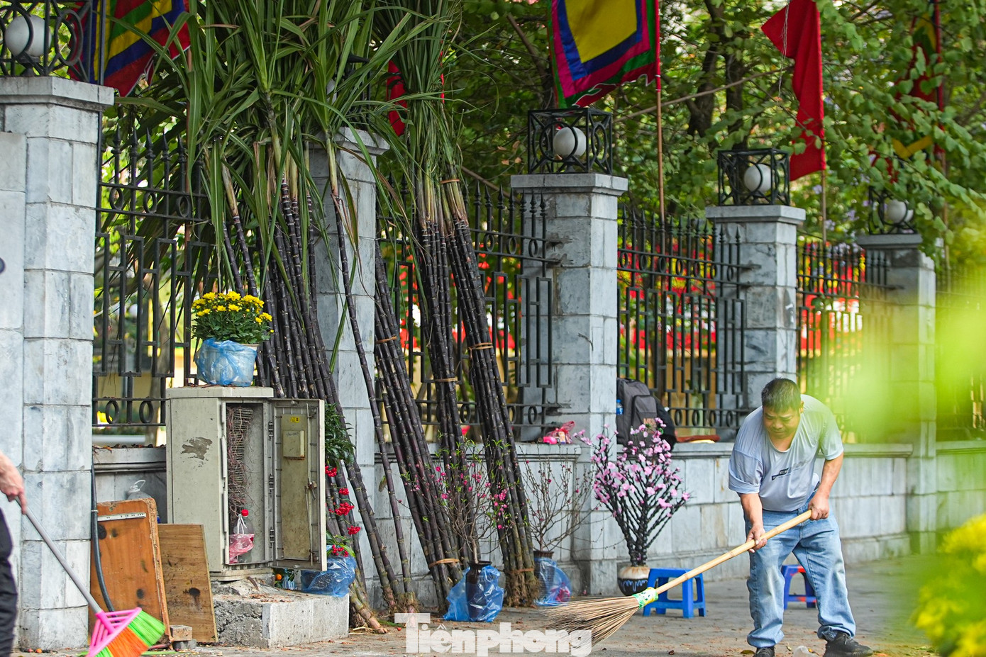 M&iacute;a lộc thắt nơ đỏ đổ bộ đường phố H&agrave; Nội chờ Giao thừa- Ảnh 10.