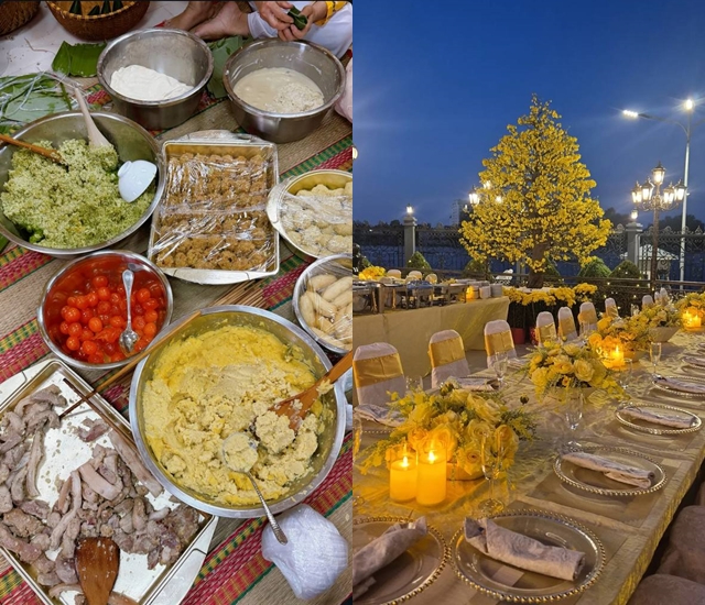 "Thập cẩm" như Tết nh&agrave; tỷ ph&uacute; Johnathan Hạnh Nguyễn: Mặc &aacute;o b&agrave; ba, g&oacute;i b&aacute;nh t&eacute;t rồi... đ&aacute;nh pickleball!- Ảnh 8.