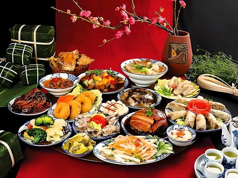 Cơn g&uacute;t cấp r&igrave;nh rập tr&ecirc;n m&acirc;m cỗ Tết- Ảnh 1.