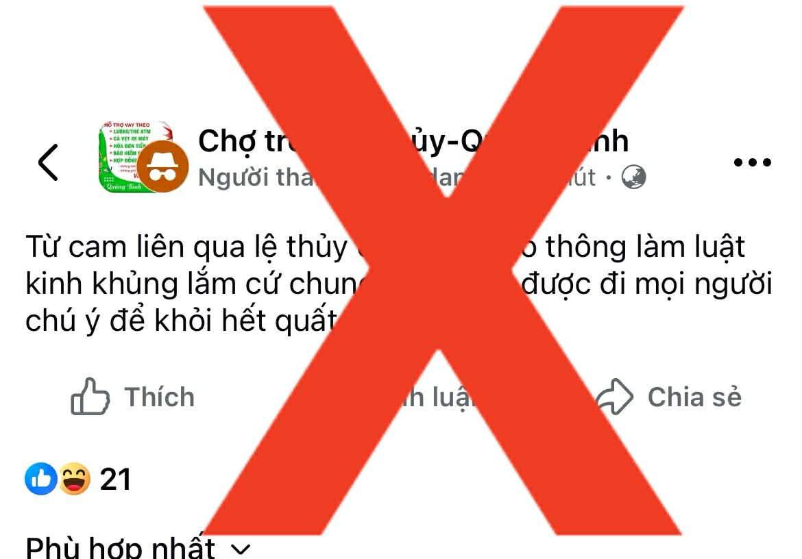 Ẩn danh đăng b&agrave;i b&ocirc;i xấu lực lượng c&ocirc;ng an, người đ&agrave;n &ocirc;ng bị xử l&yacute;- Ảnh 2.