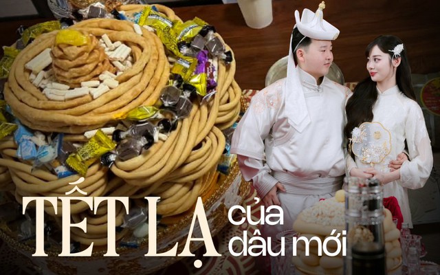 C&ocirc; d&acirc;u Việt cho cả nh&agrave; chồng M&ocirc;ng Cổ thưởng thức Tết Việt Nam theo c&aacute;ch độc - lạ, tiết lộ 1 m&oacute;n ai cũng m&ecirc;- Ảnh 1.