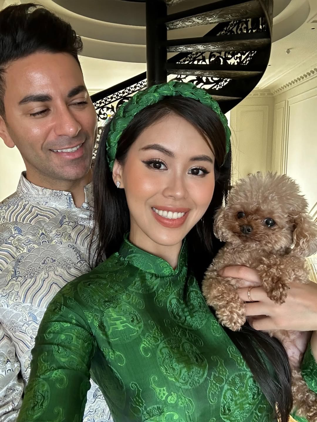 Tiên Nguyễn, Đỗ Hà, Hương Liên: Chấm điểm Tết đầu làm dâu của hội mỹ nhân Việt- Ảnh 2. Tiên Nguyễn, Đỗ Hà, Hương Liên: Chấm điểm Tết đầu làm dâu của hội mỹ nhân Việt- Ảnh 2.