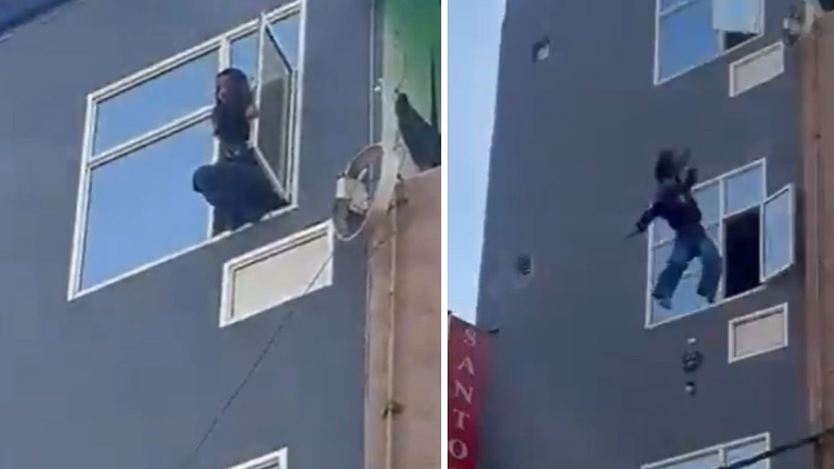 C&atilde;i nhau với người đ&agrave;n &ocirc;ng, c&ocirc; g&aacute;i nhảy khỏi tầng 4 kh&aacute;ch sạn- Ảnh 1.