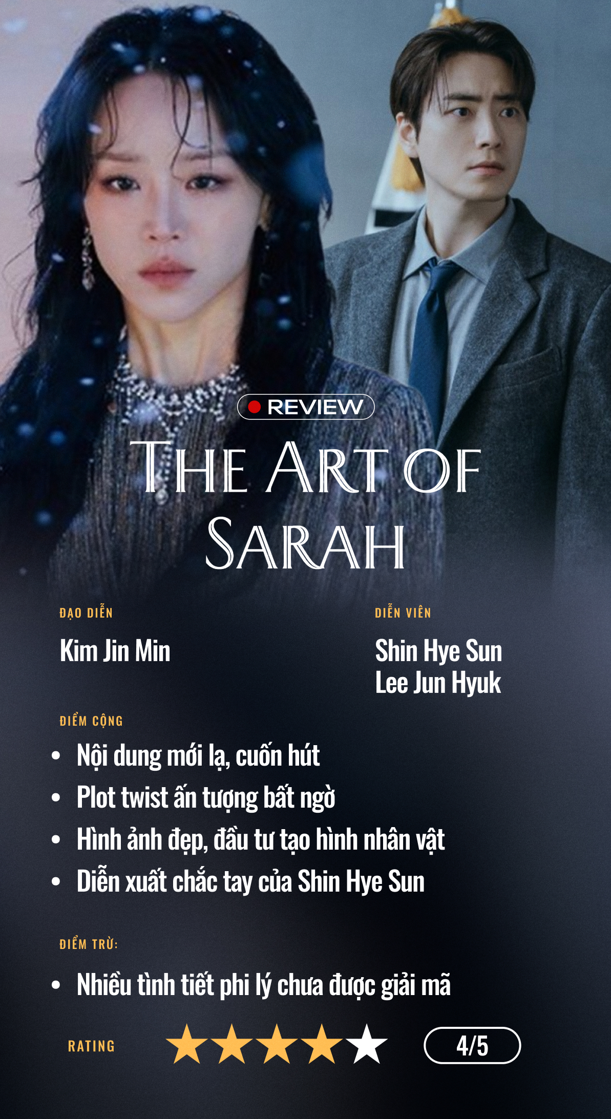 The Art of Sarah: V&aacute;n cờ danh t&iacute;nh cao tay của Shin Hye Sun, lừa người xem đến tận ph&uacute;t cuối- Ảnh 7.