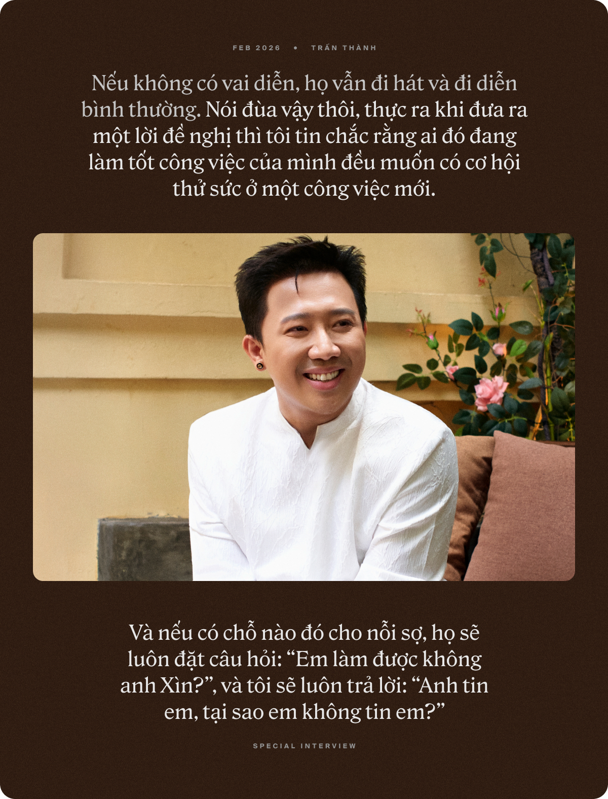 Trấn Thành: Tôi nghĩ mình chỉ đang làm phim vào mùa Tết, chứ không phải làm phim Tết, một bộ phim đúng nghĩa là phim- Ảnh 2. Trấn Thành: Tôi nghĩ mình chỉ đang làm phim vào mùa Tết, chứ không phải làm phim Tết, một bộ phim đúng nghĩa là phim- Ảnh 2.