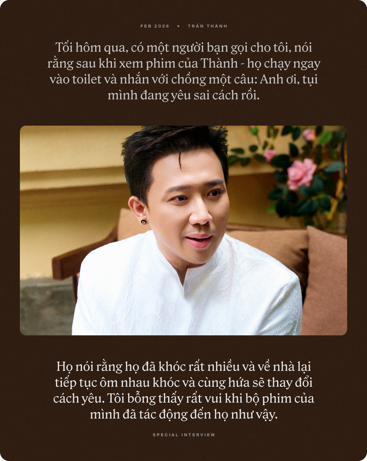 Trấn Thành: Tôi nghĩ mình chỉ đang làm phim vào mùa Tết, chứ không phải làm phim Tết, một bộ phim đúng nghĩa là phim- Ảnh 8. Trấn Thành: Tôi nghĩ mình chỉ đang làm phim vào mùa Tết, chứ không phải làm phim Tết, một bộ phim đúng nghĩa là phim- Ảnh 8.