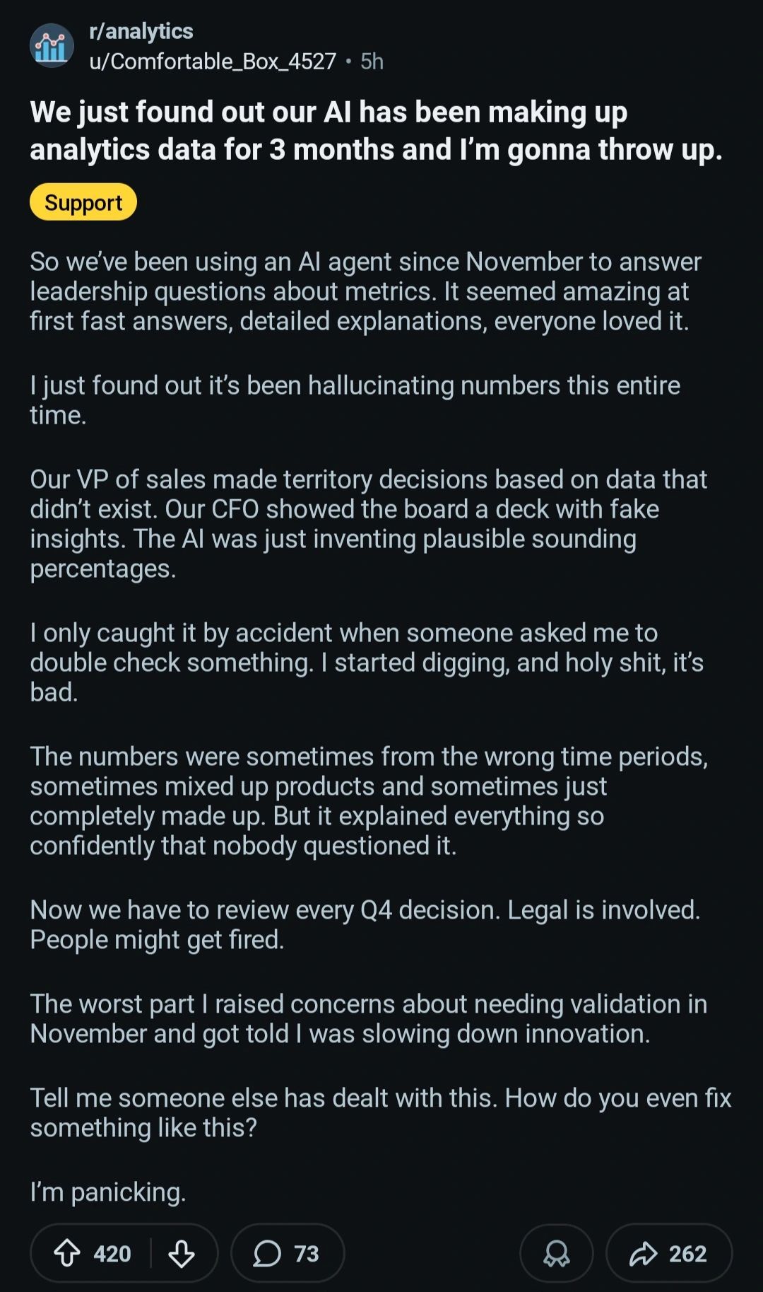 Kiểm tra số liệu trong b&aacute;o c&aacute;o của AI, nh&acirc;n vi&ecirc;n ph&aacute;t hiện sự thật động trời: "T&ocirc;i đ&atilde; n&oacute;i rồi m&agrave;"- Ảnh 2.