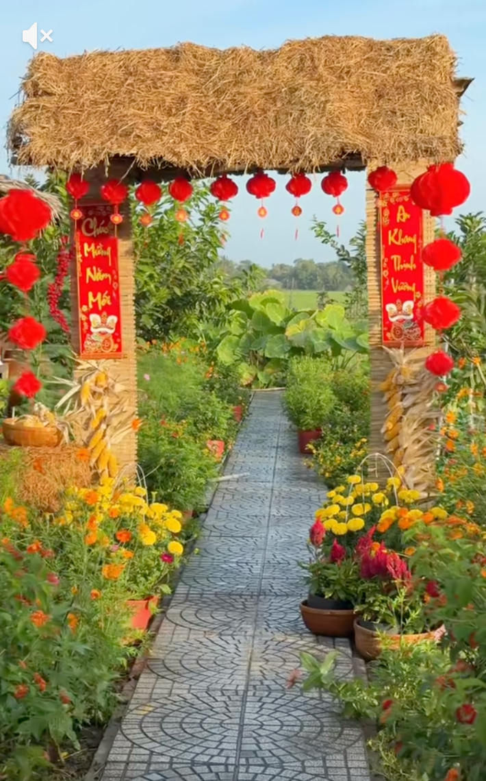 Tết trong khu vườn 3.000m2 ở miền T&acirc;y: Hoa nở rộ khắp vườn, gia chủ chăm ch&uacute;t từng kh&oacute;m hoa từ 2 th&aacute;ng trước- Ảnh 9.