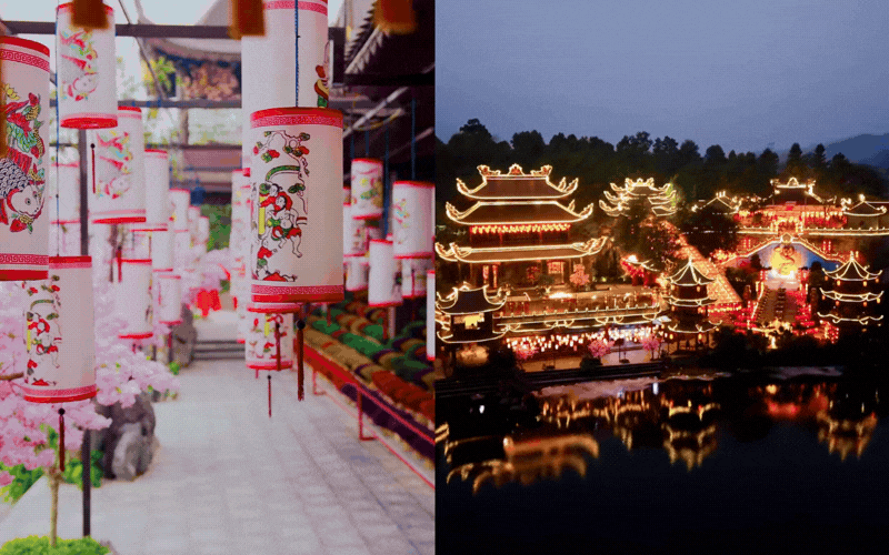 Ph&aacute;t hiện "ti&ecirc;n cảnh" tuyệt đẹp c&aacute;ch H&agrave; Nội chỉ 30km: Ng&ocirc;i đền tựa sơn đạp thủy g&acirc;y b&atilde;o hội m&ecirc; x&ecirc; dịch đầu xu&acirc;n B&iacute;nh Ngọ- Ảnh 1.