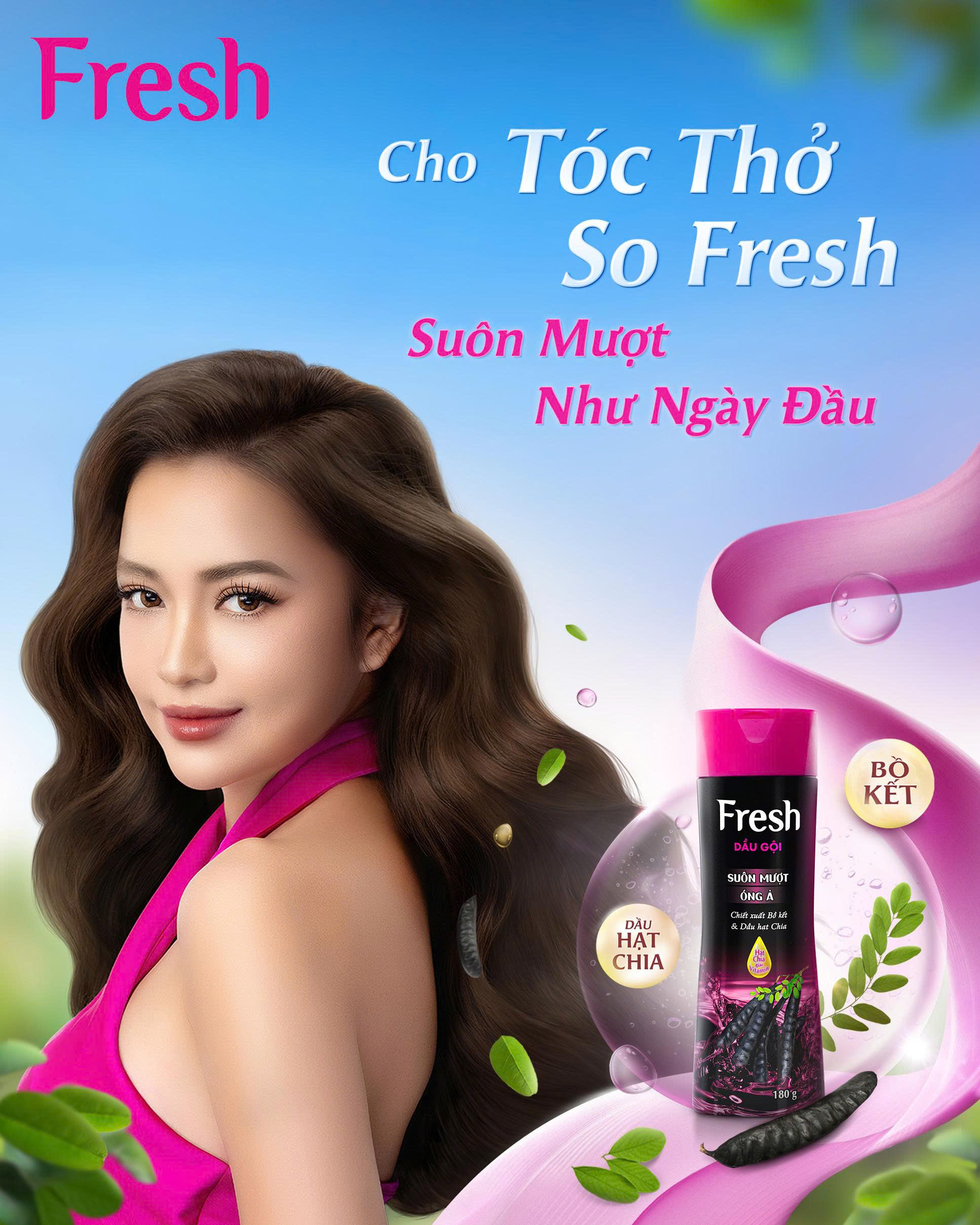 Hoa hậu Ngọc Ch&acirc;u bất ngờ "kết th&acirc;n" với thương hiệu dầu gội gắn liền tuổi thơ bao thế hệ- Ảnh 2.