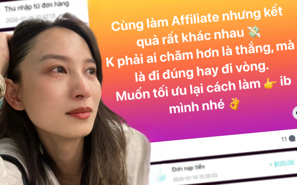 Thủ đoạn lừa đảo tinh vi giả gắn link affiliate hưởng % hoa hồng: 2 chỉ v&agrave;ng 