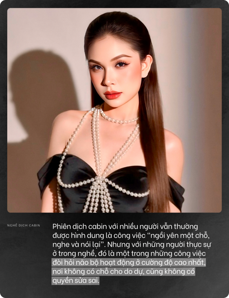 Nữ phi&ecirc;n dịch vi&ecirc;n Việt l&agrave;m nghề "kiếm tiền bằng tốc độ n&atilde;o": Thu nhập c&oacute; thể tới 20 triệu/ng&agrave;y nhưng &aacute;p lực t&iacute;nh theo 0,5 gi&acirc;y- Ảnh 1.