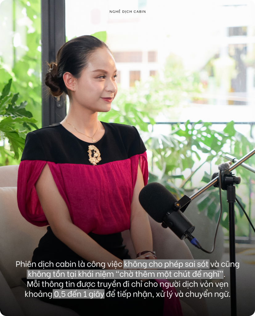 Nữ phi&ecirc;n dịch vi&ecirc;n Việt l&agrave;m nghề "kiếm tiền bằng tốc độ n&atilde;o": Thu nhập c&oacute; thể tới 20 triệu/ng&agrave;y nhưng &aacute;p lực t&iacute;nh theo 0,5 gi&acirc;y- Ảnh 2.