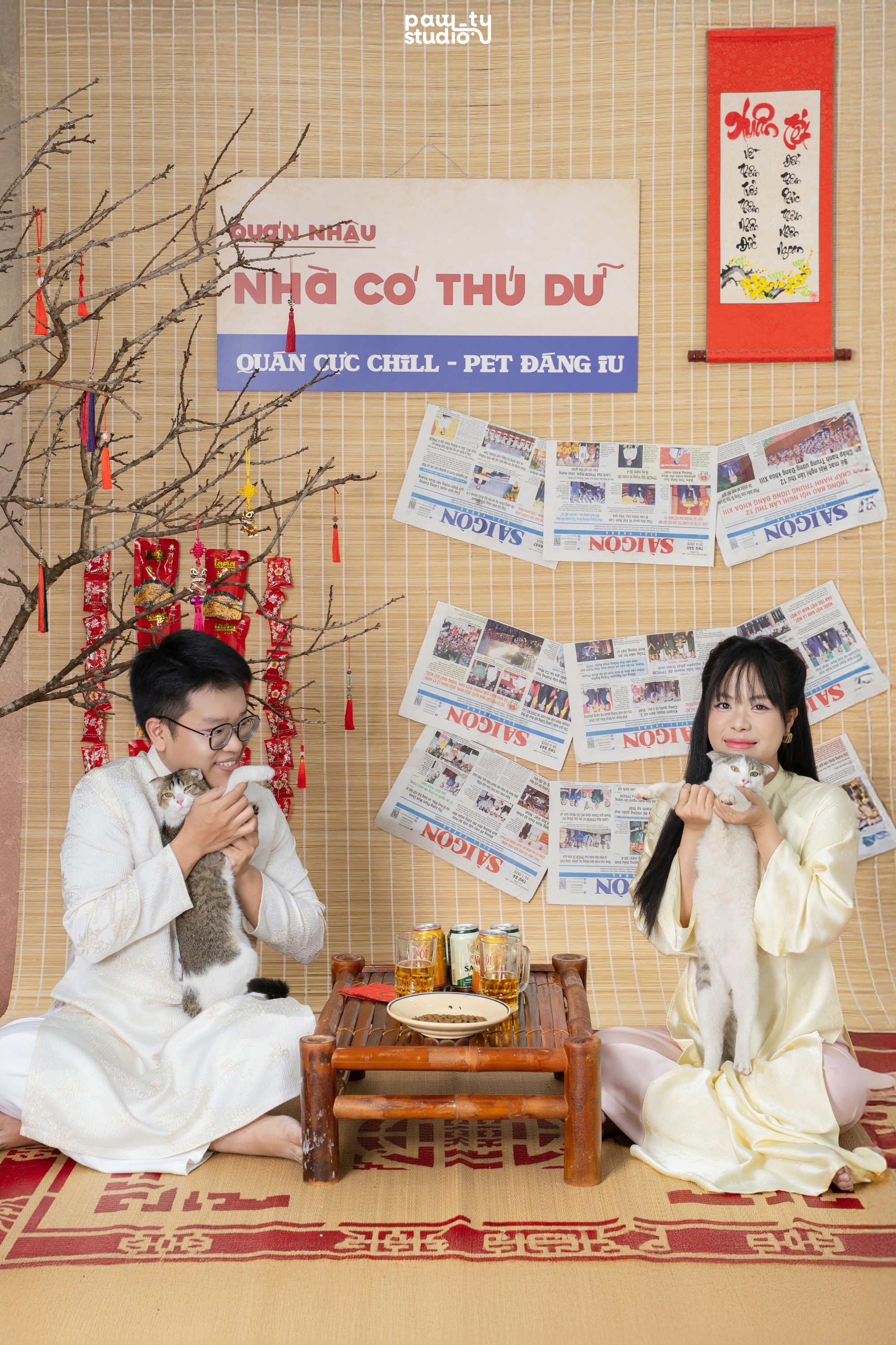 Dẫn th&uacute; cưng đến studio chuy&ecirc;n nghiệp, chụp ảnh ch&acirc;n dung ăn Tết: Dịch vụ đang hot, gi&aacute; cả ra sao?- Ảnh 9.