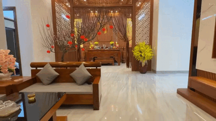 Cận cảnh bàn thờ Tết khiến 2 triệu người xuýt xoa: Cận cảnh bàn thờ Tết khiến 2 triệu người xuýt xoa: