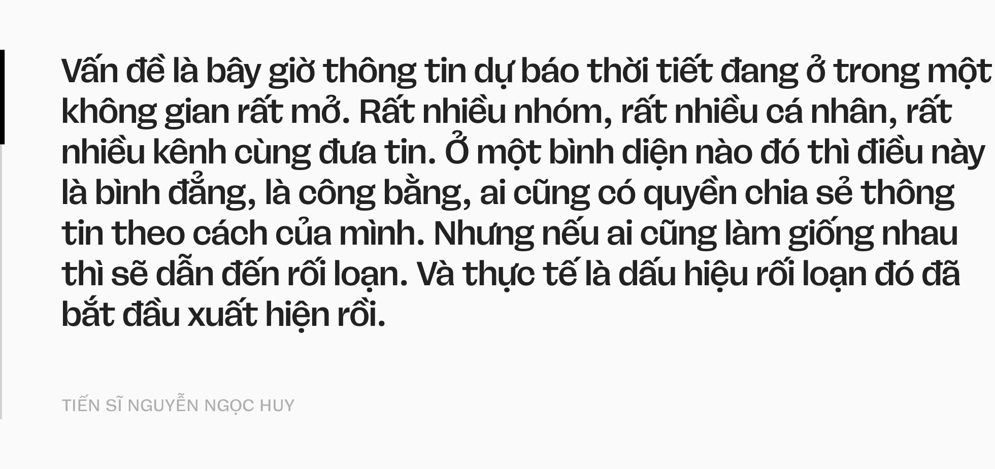 H&agrave;nh tr&igrave;nh gần 20 năm của &ldquo;Huy Nguyễn thời tiết&rsquo; v&agrave; cuộc chiến thầm lặng với tin giả thi&ecirc;n tai- Ảnh 14.