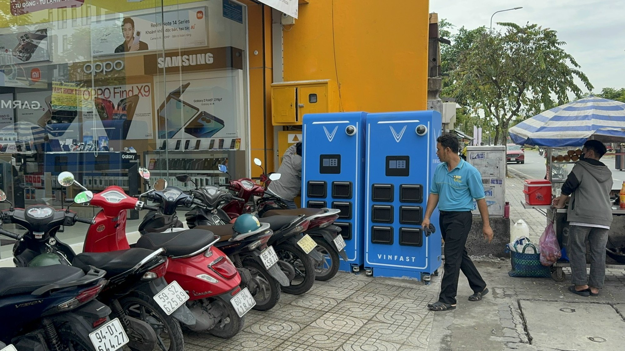 B&ugrave;ng nổ trạm đổi pin xe m&aacute;y điện- Ảnh 1.