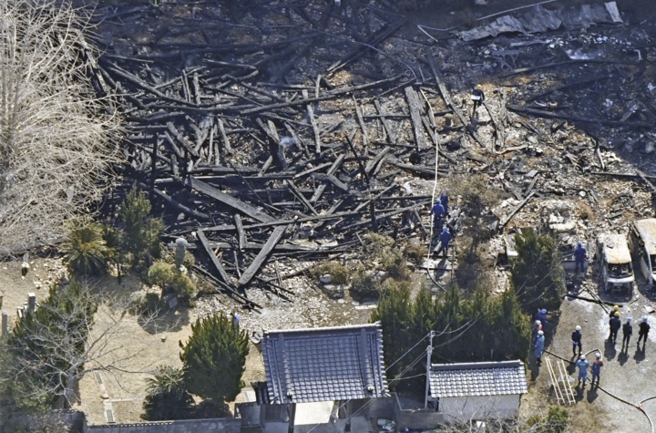 Ch&aacute;y lớn tại đền thờ ở Nhật Bản, 5 người thiệt mạng- Ảnh 1.