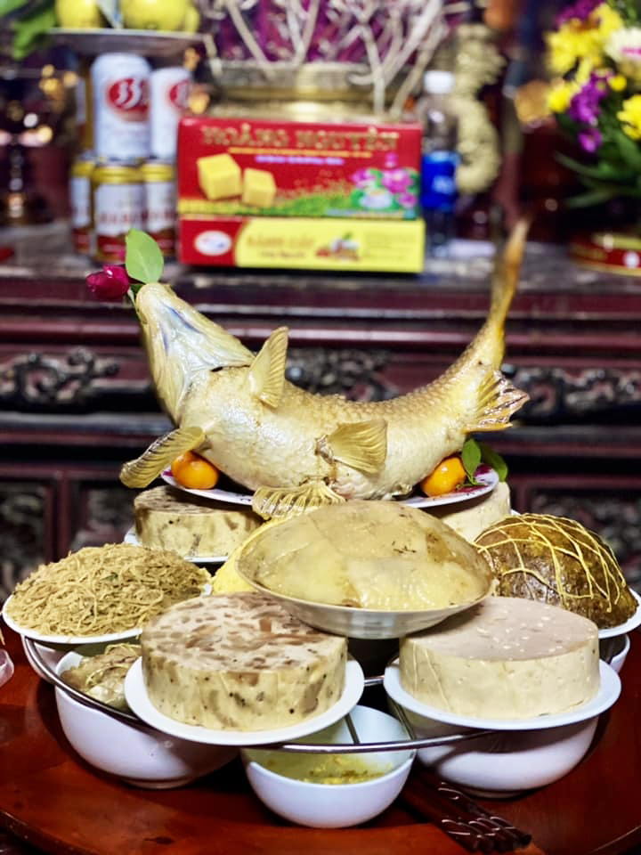 Về Hưng Y&ecirc;n tận thấy cỗ khao l&atilde;o với c&aacute; ch&eacute;p nằm v&otilde;ng chế biến suốt 10 tiếng- Ảnh 13.