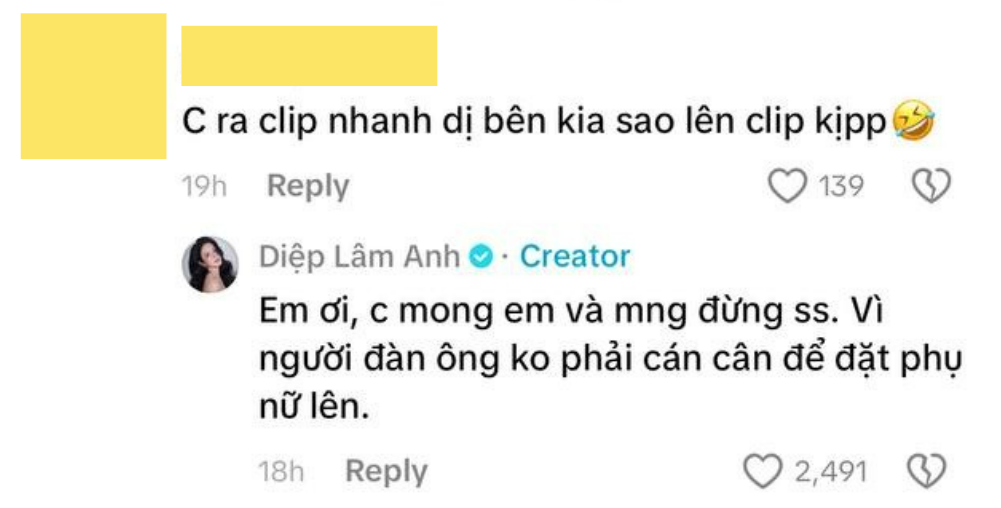 Diệp L&acirc;m Anh g&acirc;y b&atilde;o với loạt clip nữ c&ocirc;ng gia ch&aacute;nh, phản hồi thẳng thắn khi netizen r&eacute;o t&ecirc;n Vũ Th&uacute;y Quỳnh- Ảnh 5.