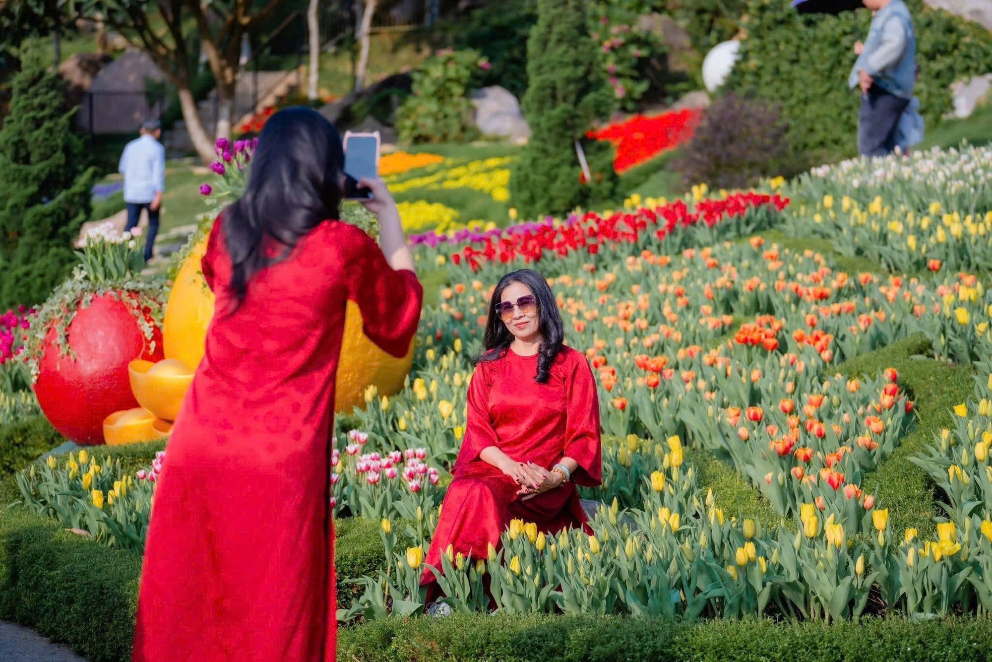 N&uacute;i B&agrave; Đen đ&oacute;n lượng kh&aacute;ch "khủng" trong 6 ng&agrave;y Tết- Ảnh 8.