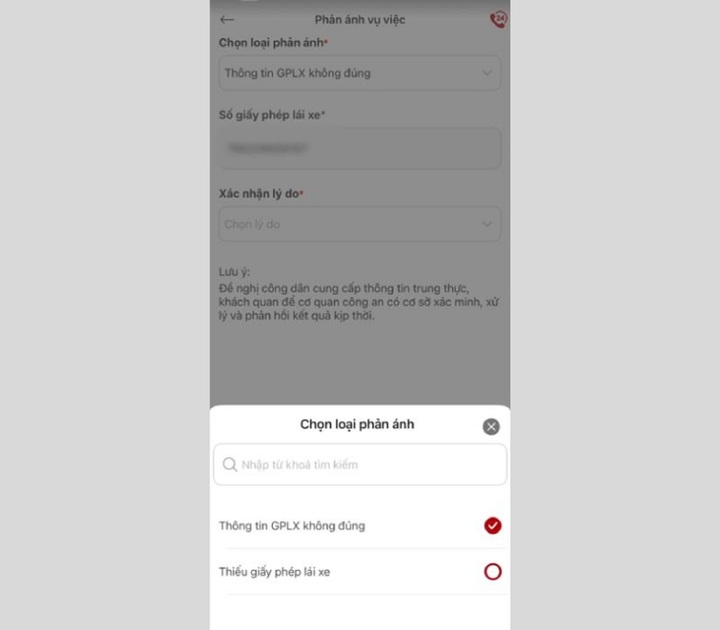 C&aacute;ch x&oacute;a th&ocirc;ng tin xe đ&atilde; b&aacute;n, xe lạ tr&ecirc;n ứng dụng VNeTraffic mới nhất- Ảnh 8.