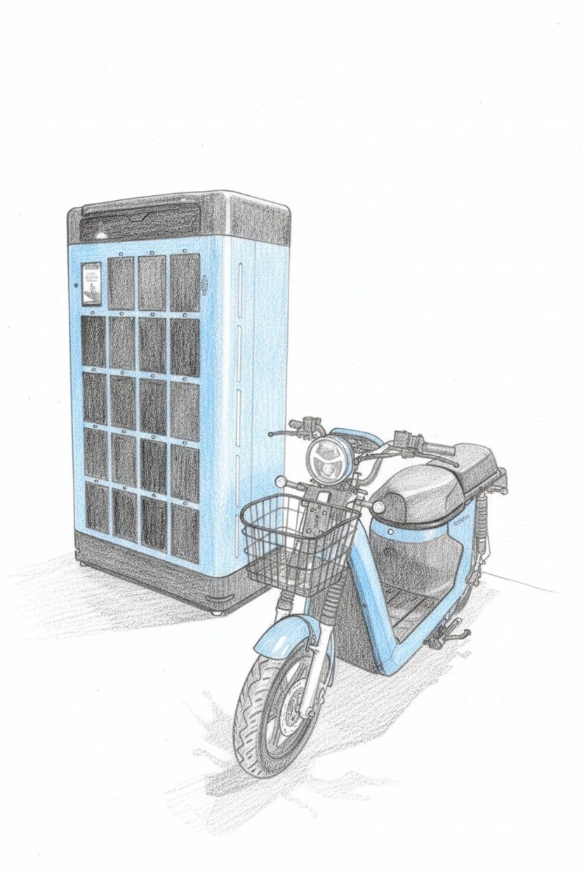 Xe m&aacute;y điện đổi pin nở rộ tại Việt Nam: 2 ph&uacute;t c&oacute; pin đầy, gi&aacute; tiền rất quan trọng!- Ảnh 7.