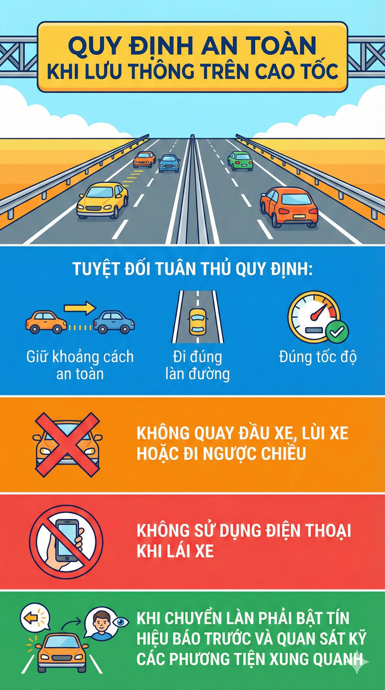 Cục Cảnh s&aacute;t giao th&ocirc;ng cảnh b&aacute;o n&oacute;ng tới tất cả t&agrave;i xế khi l&aacute;i xe tr&ecirc;n cao tốc- Ảnh 3.
