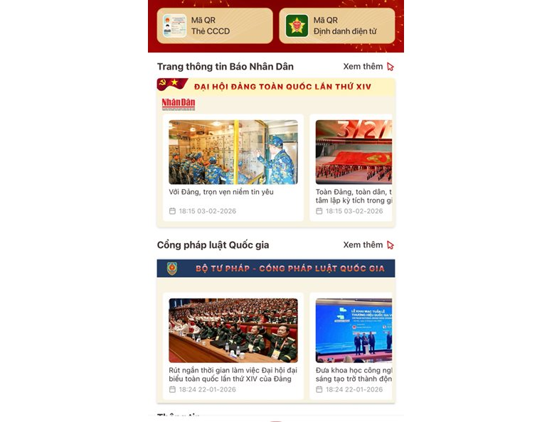 C&ocirc;ng an vừa th&ocirc;ng tin về một tiện &iacute;ch tr&ecirc;n VNeID m&agrave; người d&acirc;n cần biết- Ảnh 1.