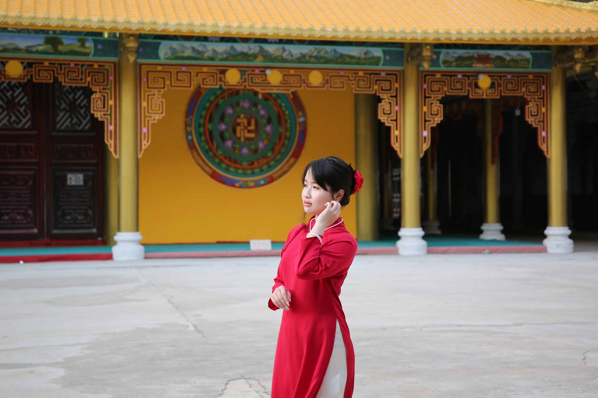 Cận cảnh ng&ocirc;i ch&ugrave;a c&oacute; tượng Quan &Acirc;m cao nhất Đ&ocirc;ng Nam &Aacute; ở Quảng Ng&atilde;i, từ đ&acirc;y c&oacute; thể nh&igrave;n thấy cả đảo L&yacute; Sơn- Ảnh 22.