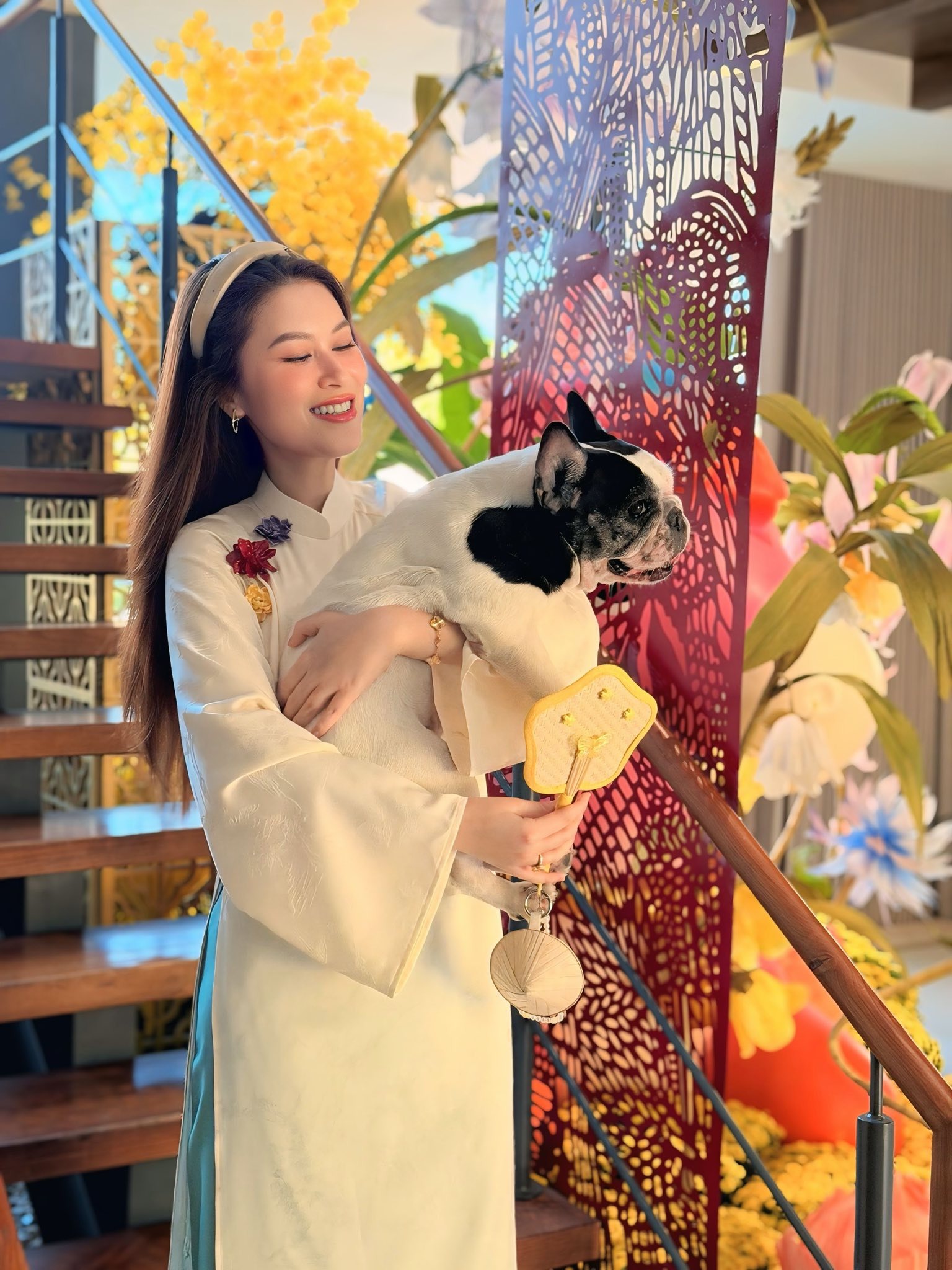 &Aacute;o d&agrave;i Tết 2026 của sao Việt: To&agrave;n thiết kế local brand xinh như mộng, c&agrave;ng ngắm c&agrave;ng say đắm- Ảnh 7.