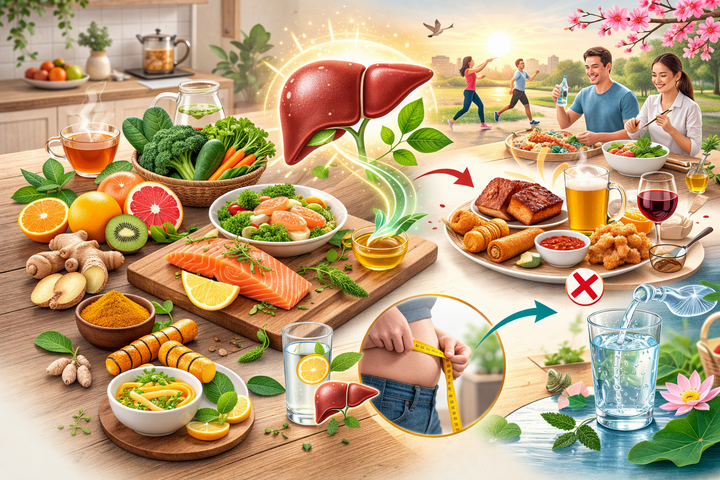 5 thực phẩm n&ecirc;n ăn để phục hồi gan sau chuỗi ng&agrave;y qu&aacute; tải v&igrave; rượu bia- Ảnh 1.