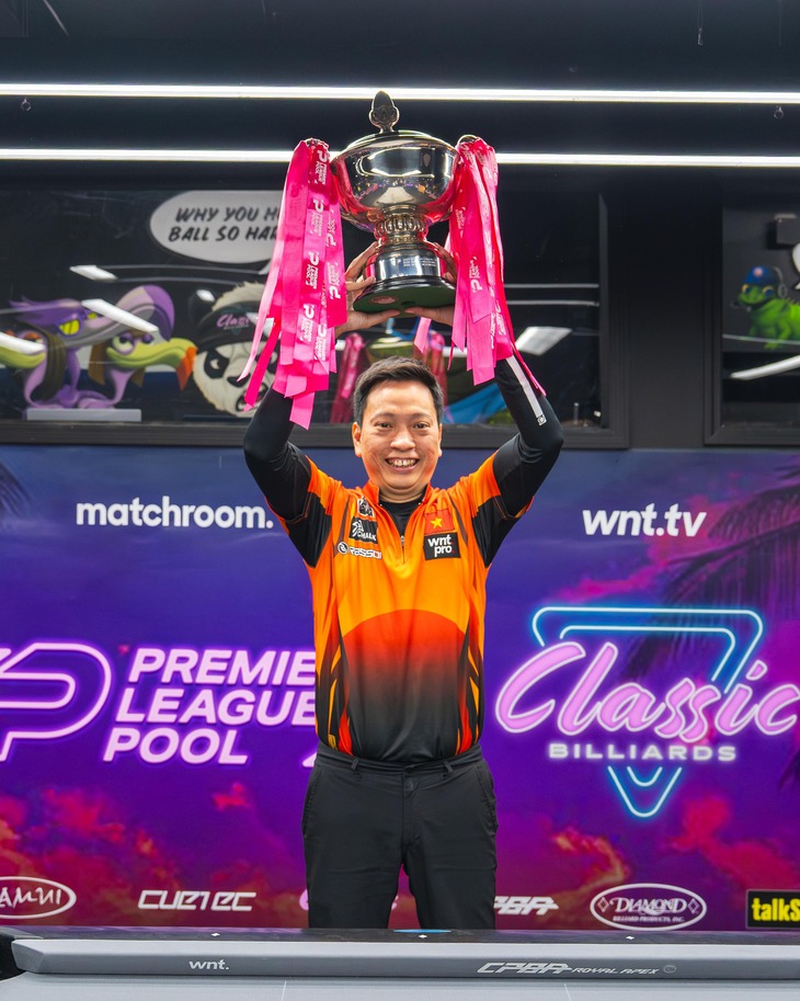 Dương Quốc Ho&agrave;ng nhận bao nhi&ecirc;u tiền thưởng khi tạo kỳ t&iacute;ch lịch sử v&ocirc; địch Premier League Pool 2026?- Ảnh 1.