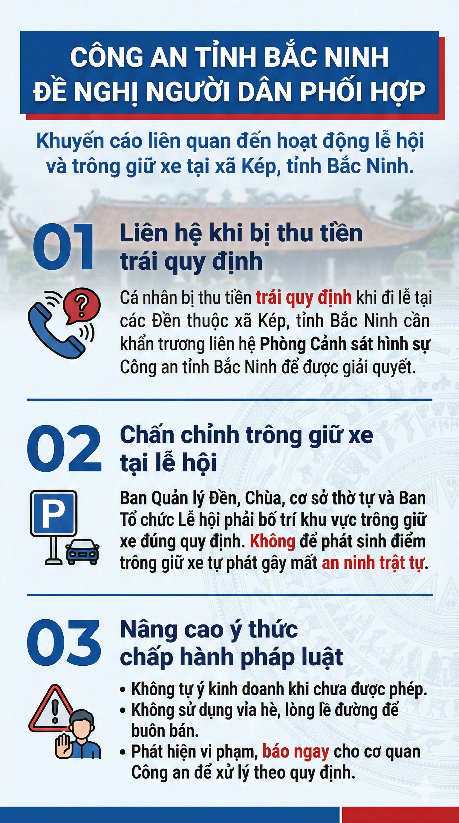 Vụ bắt khẩn cấp Nguyễn Thị M&ugrave;i thu tiền đỗ xe: C&ocirc;ng an tỉnh Bắc Ninh ra th&ocirc;ng b&aacute;o n&oacute;ng- Ảnh 3.