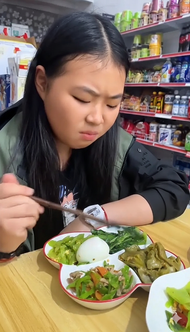 Quay video bữa cơm nh&agrave; m&igrave;nh, một b&agrave; mẹ khiến cư d&acirc;n mạng to&aacute;t mồ h&ocirc;i: "T&ocirc;i kh&ocirc;ng ngồi ăn, chỉ xem th&ocirc;i m&agrave; cũng 'ngộp thở'"- Ảnh 1.