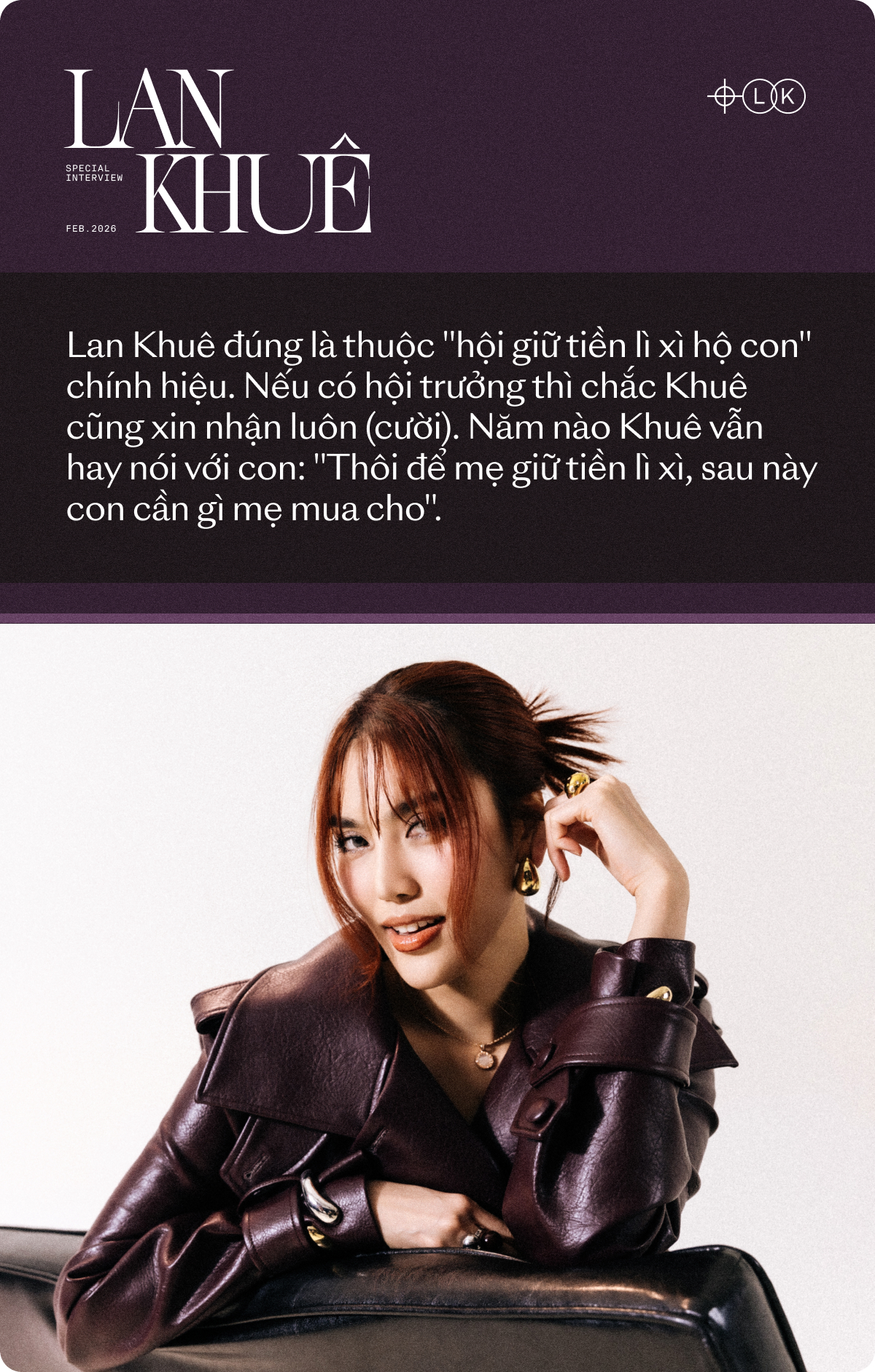 Lan Khuê "hội trưởng hội giữ tiền lì xì hộ con" và bài học về tiết kiệm trong gia đình thượng lưu- Ảnh 1. Làm dâu gia tộc giàu bậc nhất Việt Nam, Lan Khuê vẫn ứng cử chức