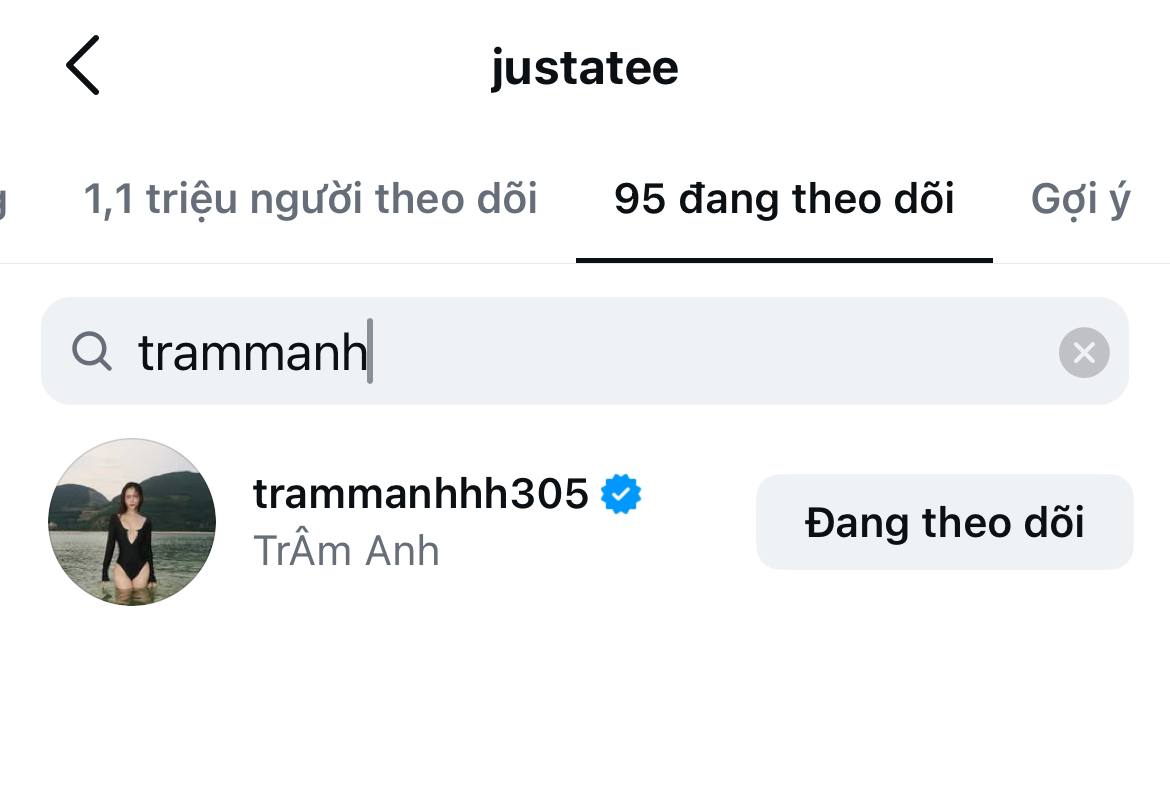 Tr&acirc;m Anh xo&aacute; ảnh chung v&agrave; unfollow JustaTee, đăng d&ograve;ng trạng th&aacute;i: