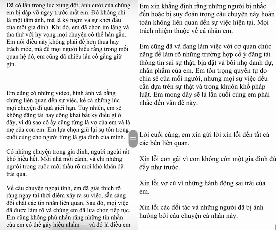 TikToker Thắng Kh&ocirc;ng Kịp ch&iacute;nh thức xin lỗi v&igrave; lộ clip đ&aacute;nh vợ, c&ocirc;ng ty "đuổi việc"- Ảnh 4.