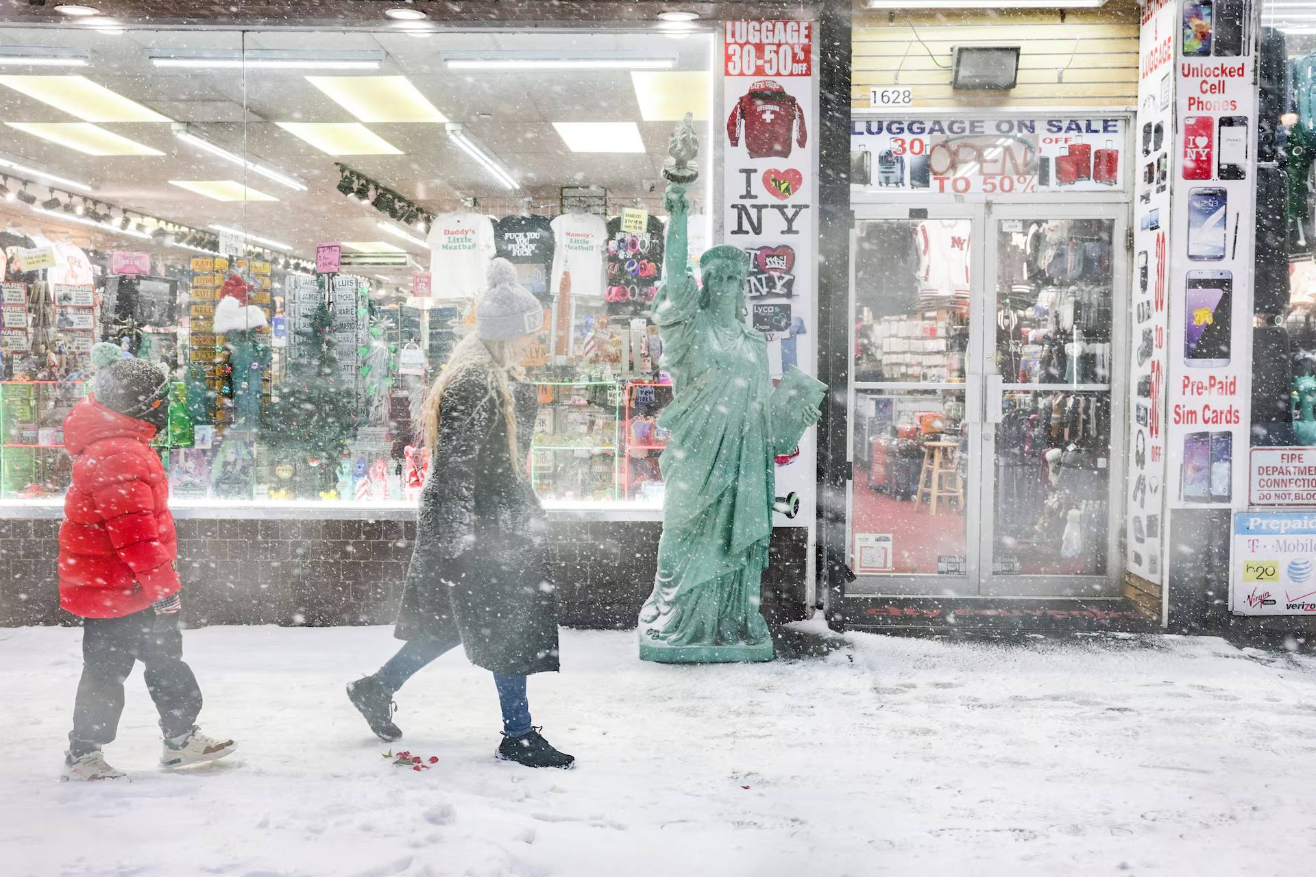 Ph&iacute;a sau khung cảnh New York trắng x&oacute;a như cổ t&iacute;ch những ng&agrave;y n&agrave;y- Ảnh 8.