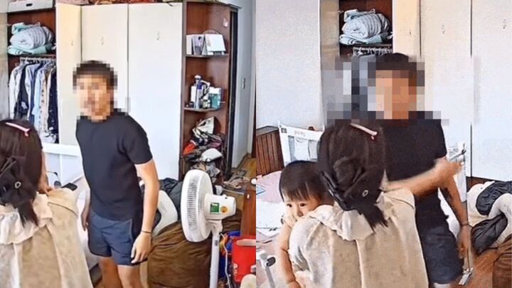 Clip chồng đ&aacute;nh vợ v&igrave; "tội" đi ăn tốn 1 triệu đồng khiến d&acirc;n mạng giận s&ocirc;i- Ảnh 1.