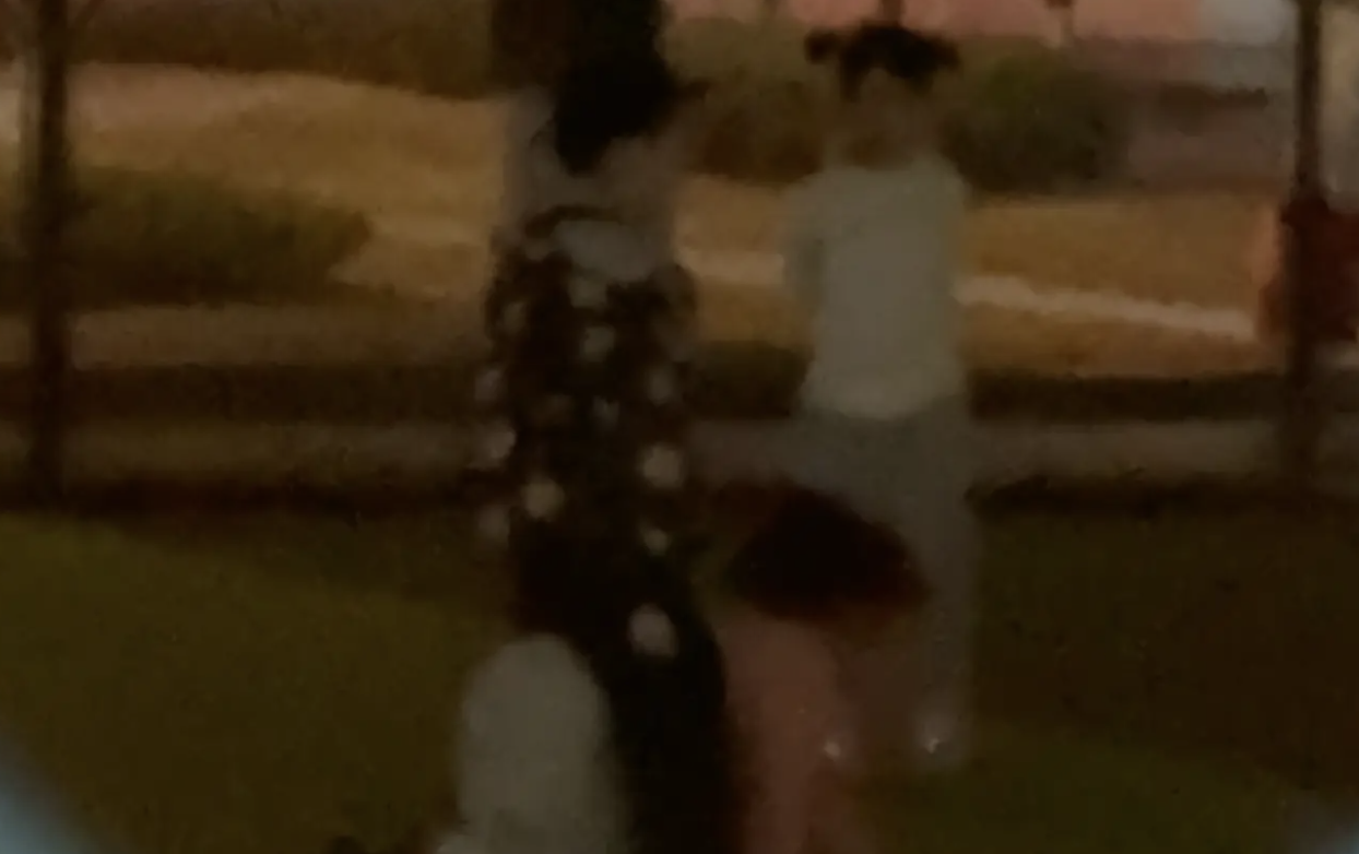 B&eacute; g&aacute;i 5 tuổi bị bạn lạ "cưỡi như ngựa" giữa s&acirc;n chung cư- Ảnh 1.