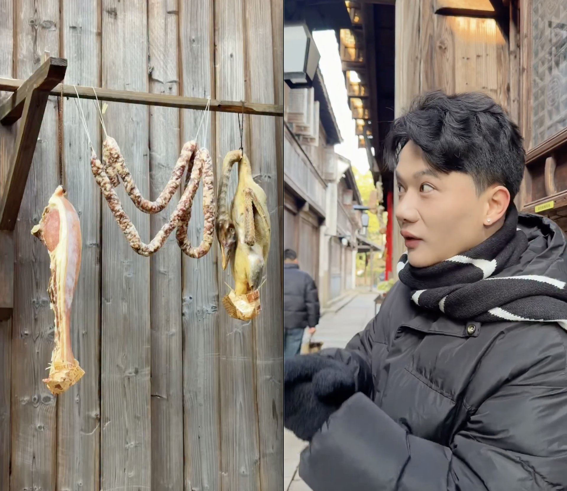 Khách Việt há hốc khi thấy quán ăn ở Trung Quốc treo hết thịt ra đường, không ngờ là cách làm cực thông minh- Ảnh 1. Khách Việt há hốc khi thấy quán ăn ở Trung Quốc treo hết thịt ra đường, không ngờ là cách làm cực thông minh- Ảnh 1.