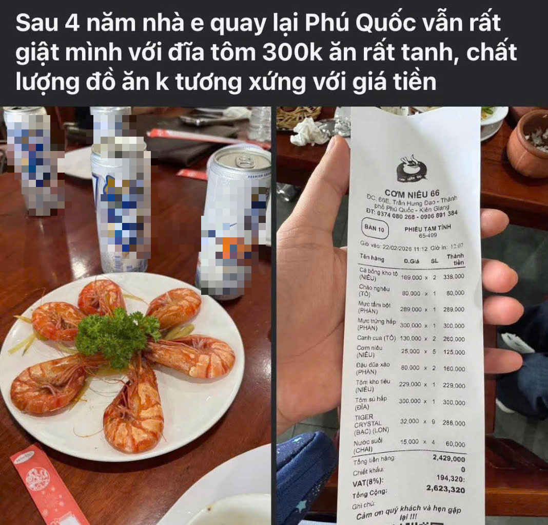 Mạng xã hội tranh luận về dĩa tôm 300.000 đồng ở Phú Quốc dịp Tết- Ảnh 1.