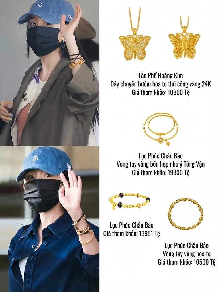 Gợi &yacute; mua v&agrave;ng ng&agrave;y v&iacute;a Thần T&agrave;i: Học hỏi phong c&aacute;ch đeo v&agrave;ng nạp ph&uacute;c chi&ecirc;u t&agrave;i "đỉnh của ch&oacute;p" từ Dương Mịch- Ảnh 5.