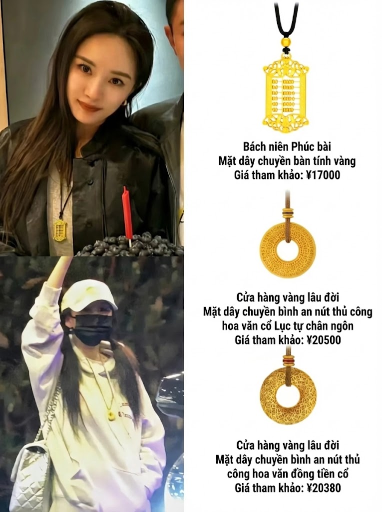 Gợi &yacute; mua v&agrave;ng ng&agrave;y v&iacute;a Thần T&agrave;i: Học hỏi phong c&aacute;ch đeo v&agrave;ng nạp ph&uacute;c chi&ecirc;u t&agrave;i "đỉnh của ch&oacute;p" từ Dương Mịch- Ảnh 3.