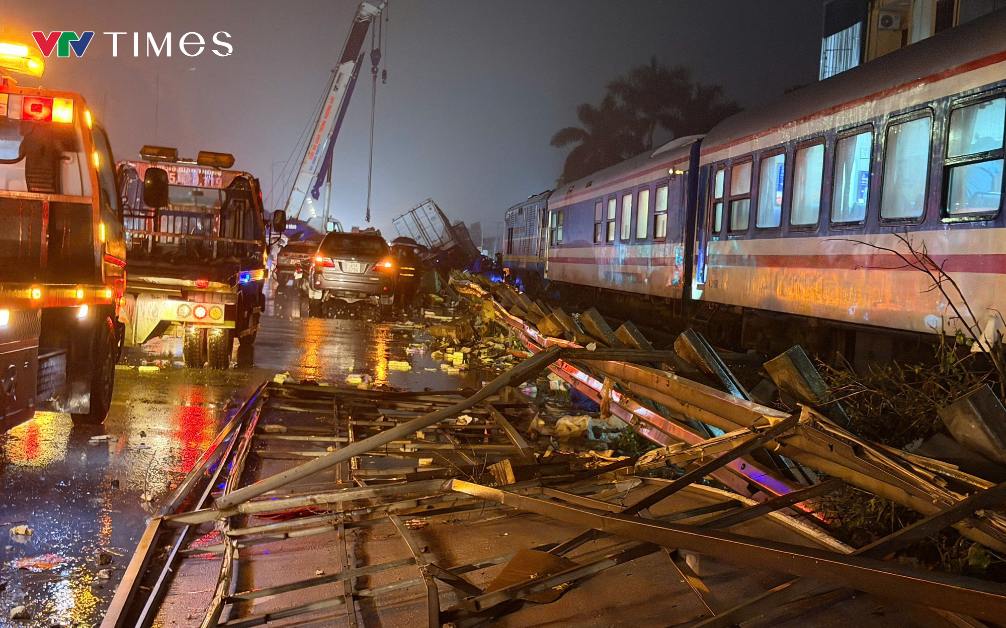 Hiện trường vụ tai nạn. Ảnh: Đ&igrave;nh Hiếu